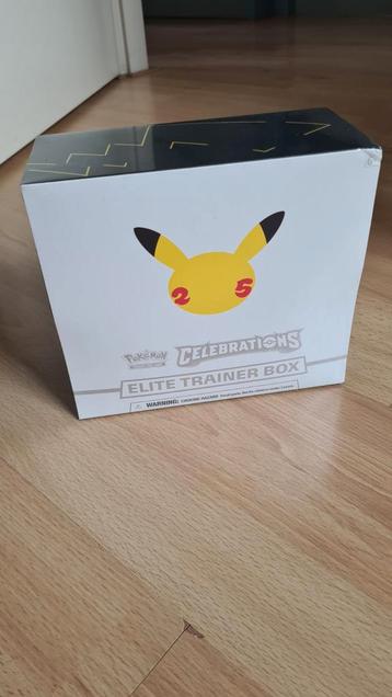 Pokémon Celebrations Elite Trainer Box 25 jaar beschikbaar voor biedingen