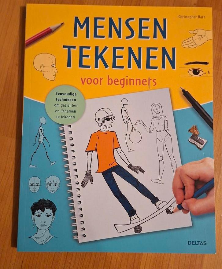 Mensen Tekenen voor Beginners - Christopher Hart, Boeken, Hobby en Vrije tijd, Zo goed als nieuw, Tekenen en Schilderen, Geschikt voor kinderen