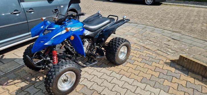 Adly 300 interceptor quad met kenteken raptor kopie, Motoren, Quads en Trikes, 1 cilinder, Ophalen