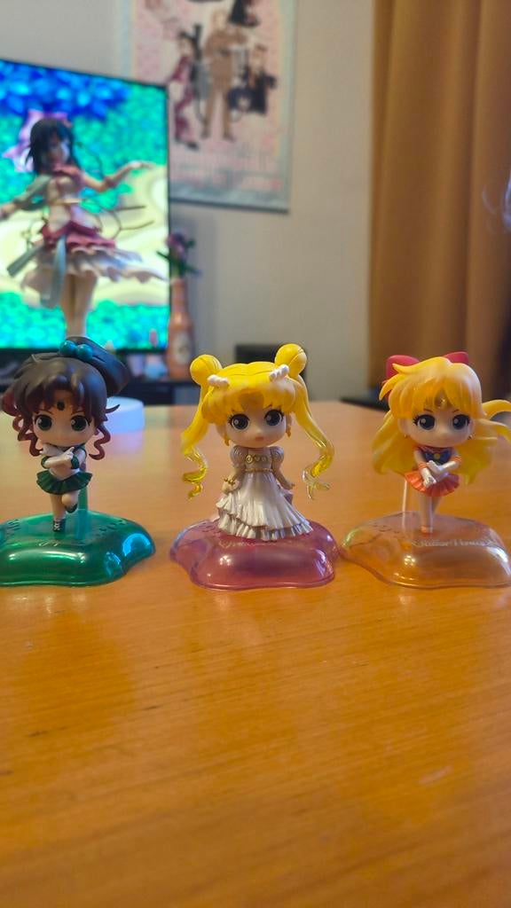 Sailor Moon, Jupiter en Venus anime figures, Ophalen of Verzenden, Zo goed als nieuw