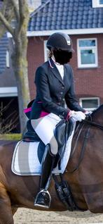 Juuls jasje zwart/roze maat 38, Dieren en Toebehoren, Paardrijkleding, Bovenkleding, Ophalen of Verzenden, Dames, Dressuur