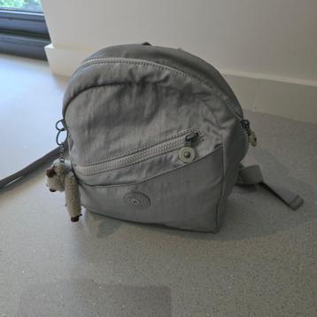 Kipling mini rugzak, zilver, als nieuw, aapje Seth beschikbaar voor biedingen