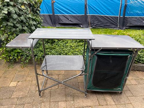 Keukenkastje camping, Caravans en Kamperen, Kampeermeubelen, Gebruikt, Campingkast, Ophalen