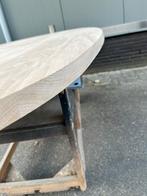 Deens ovaal 240x110x3 80 graden verjongd eiken rustiek, Ophalen, 100 tot 150 cm, Eikenhout, Vijf personen of meer
