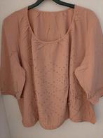 leuk oud rose blousje/top mt 50-52, Gedragen, Ophalen of Verzenden, Roze, Maat 46/48 (XL) of groter