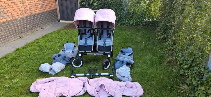 Complete Bugaboo Donkey 3 Duo, Kinderen en Baby's, Tweelingen en Meerlingen, Gebruikt, Kinderwagen of Buggy, Ophalen of Verzenden