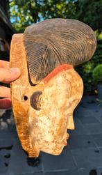 Vroeg Tribaal masker Gabon PUNU stam afrika beeld boiscitron, Antiek en Kunst, Kunst | Niet-Westerse kunst, Ophalen of Verzenden
