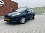 Ford Fiësta 1.0 80PK 3D S/S 2015 Blauw NAP nieuwe APK, Euro 5, Stof, Zwart, Blauw