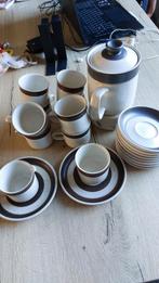 Vintage Denby Pottery Theeset - Compleet 8 personen, Ophalen