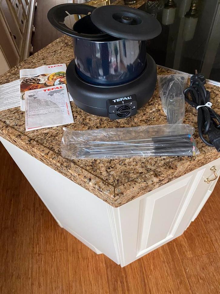 Fondueset Super Fondue Tefal, Witgoed en Apparatuur, Fonduesets, Zo goed als nieuw, Fondueset, Elektrisch, Ophalen of Verzenden