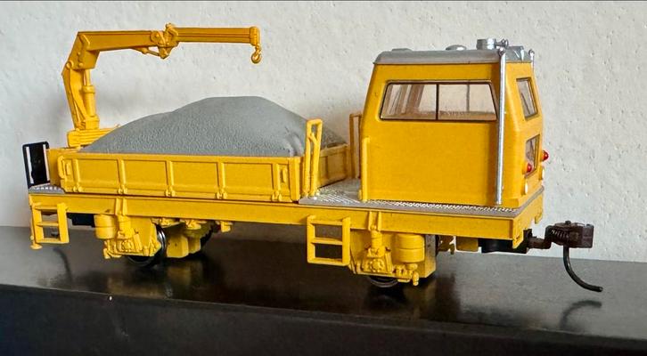 Bachmann Spectrum 16948 Ballastwagen met Kraan, Hobby en Vrije tijd, Modeltreinen | H0, Zo goed als nieuw, Wagon, Gelijkstroom of Wisselstroom