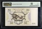 Prachtig biljet 50 gulden Oestereetster uit WOII, 1941 | PMG, Ophalen of Verzenden, 50 gulden