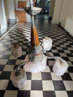 Vintage art deco lamp, Ophalen, Gebruikt, Glas, Art deco, Jugendstil
