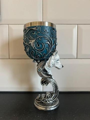 Wijnglas wolf magisch beschikbaar voor biedingen