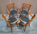 36 x Vintage cafestoelen cafe bistro horeca stoelen hout, Ophalen of Verzenden, Zo goed als nieuw, Hout, Vijf, Zes of meer stoelen