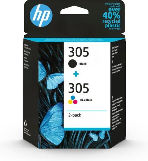 HP 305 - Inkcartridge - Kleur en Zwart - GRATIS VERZENDING, Computers en Software, Printerbenodigdheden, Nieuw, Cartridge, Verzenden