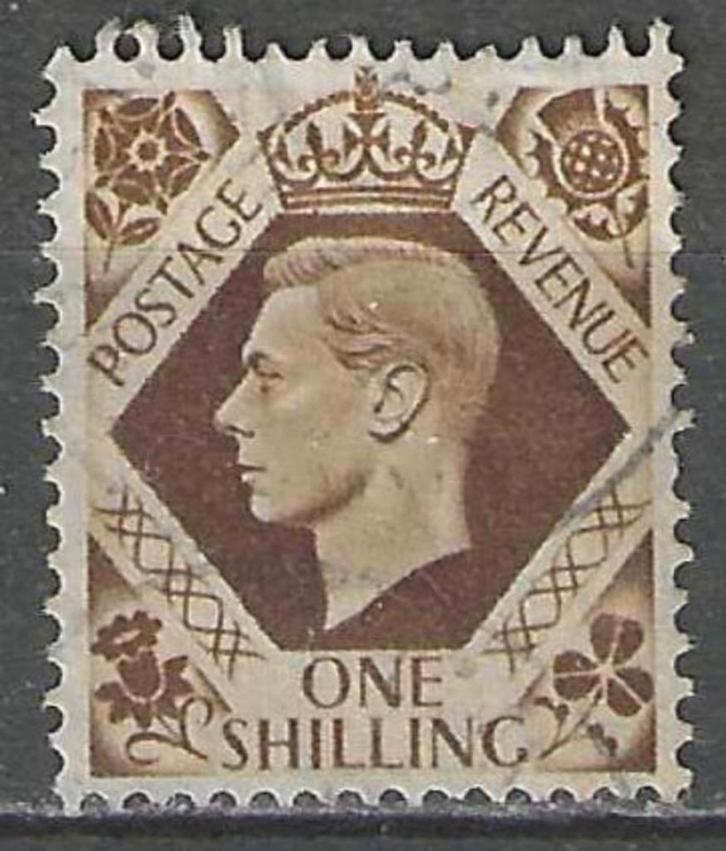 Groot-Brittannie 1937-1947 - Yvert 222 - Koning Georges (ST), Postzegels en Munten, Postzegels | Europa | UK, Gestempeld, Verzenden