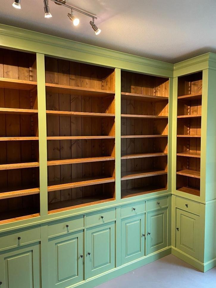 Maatwerk Boekenkast Kamer Ensuite Kast Bibliotheekkast Hout, Huis en Inrichting, Kasten | Boekenkasten, Nieuw, 200 cm of meer