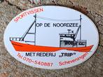 Sticker Sportvissen op de Noordzee met rederij Trip, Ophalen of Verzenden, Zo goed als nieuw