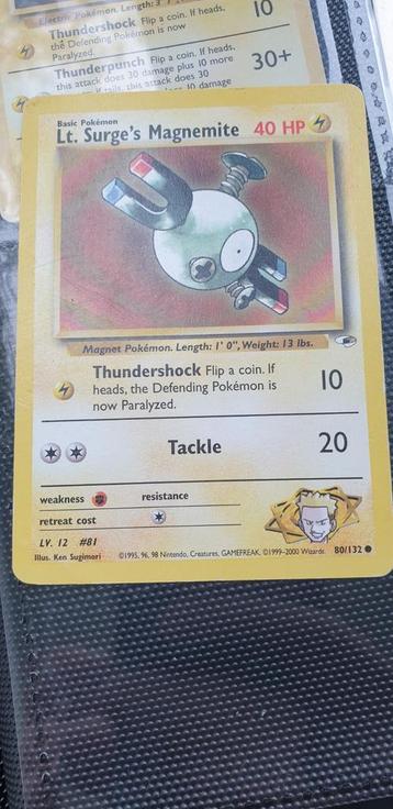 Lt. Surge's Magnemite - Gym Heroes beschikbaar voor biedingen