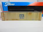 Zeldzaam, TEKNO 45ft MSC Container WEATHERED, Ophalen of Verzenden, Nieuw, Bus of Vrachtwagen, Tekno
