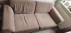 Twee persoonsbank gratis op te halen., Ophalen, Gebruikt, 90 cm, Beige