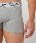 Partij grijs gemêleerde 2-pack Replay heren boxershorts, NHP International, Sales@nhp-international.com, Lange voren 21A, Ophalen of Verzenden