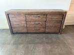 Dressoir donkerbruin 190x45x77 lxdxh, Ophalen, Gebruikt, 150 tot 200 cm, 25 tot 50 cm