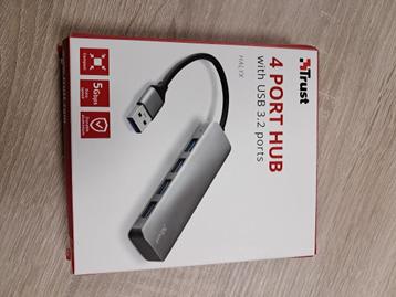 trust 4 port hub with usb 3.2 ports Halyx beschikbaar voor biedingen