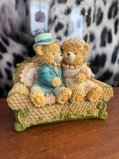 Berenkoppel spaarpot, Verzamelen, Beren en Cherished Teddies, Zo goed als nieuw, Overige typen, Overige merken, Ophalen of Verzenden