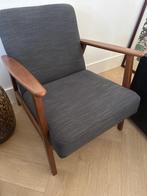 EKENÄSET fauteuil - donker grijs, Ophalen, Hout, Gebruikt, Moders