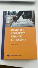 Lex van der Wielen - Handboek Corporate Finance & Treasury, Ophalen of Verzenden, Nieuw, Lex van der Wielen; Joop de Vries