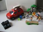playmobil tussenstop met auto en gezin, Ophalen of Verzenden, Zo goed als nieuw