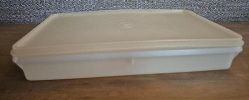 Tupperware voorraadbak rechthoek Gebroken wit 29 x 28 x 5cm, Huis en Inrichting, Keuken | Tupperware, Zo goed als nieuw, Bak of Kom