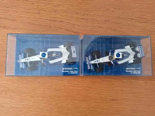 Williams BMW FW23 Modelauto's - Schumacher & Montoya 1:43, Hobby en Vrije tijd, Modelauto's | 1:18, Nieuw, Auto, Overige merken