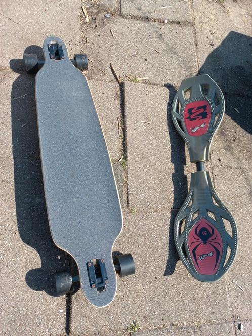 Waveboard en longboard, Sport en Fitness, Skateboarden, Zo goed als nieuw, Waveboard, Longboard, Ophalen
