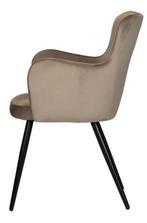 Wing Chair Sand White – Elegante Eetkamerstoelen, Overige kleuren, Japandi, Hotel Chique, Modern, Ophalen of Verzenden, Metaal