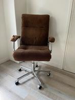 Retro bureaustoel, Huis en Inrichting, Bureaustoelen, Ophalen, Gebruikt, Bruin