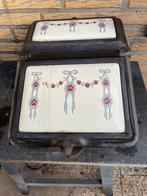 Antieke gietijzeren kolenbak met kolenschep€25,00, Antiek en Kunst, Ophalen of Verzenden