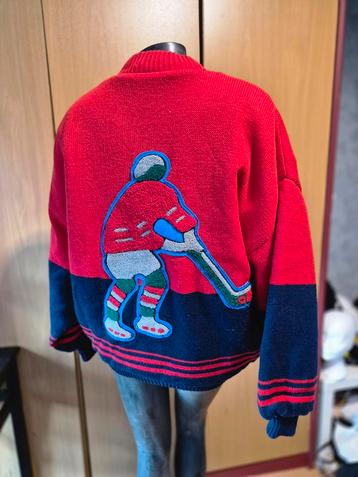 Vintage wollen vest met teddyvoering - Maat L beschikbaar voor biedingen