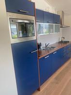 Keuken, Huis en Inrichting, Keuken | Complete keukens, Ophalen, Gebruikt, Blauw, Enkelwandige keuken