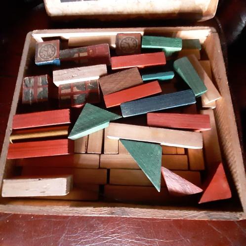 Cadeau tip; blokkendoos uit 1954., Antiek en Kunst, Antiek | Speelgoed, Ophalen of Verzenden
