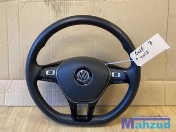 VW GOLF 7 POLO TIGUAN CADDY Leer stuurwiel stuur met airbag beschikbaar voor biedingen