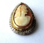 prachtige Camee steen Hanger verguld Antiek, Ophalen, Goud, Hanger, Verguld