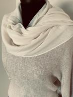 Vanilia top linnen 3/4 mouw beige mt 36, Vanilia, Beige, Ophalen of Verzenden, Zo goed als nieuw