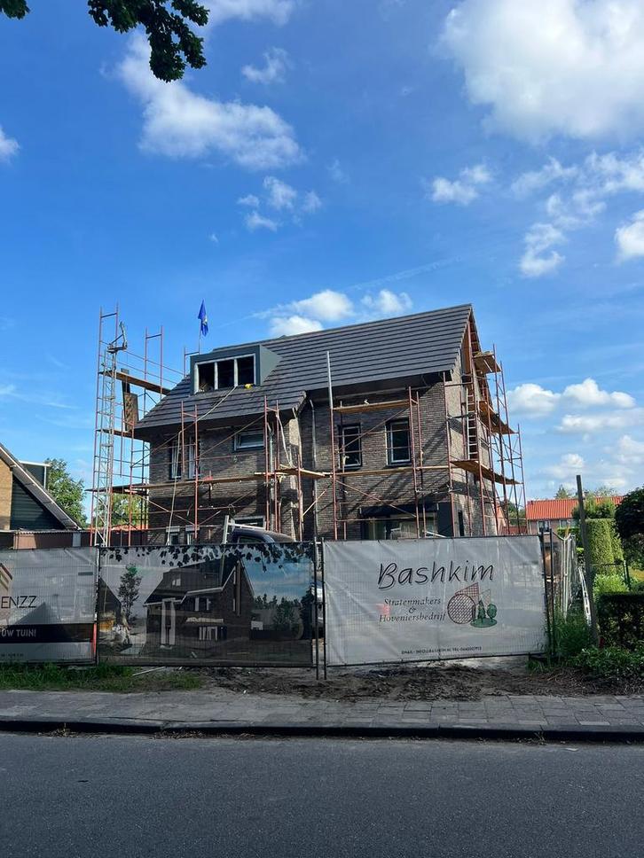 Bouw steiger 425m2, Doe-het-zelf en Verbouw, Steigers, Gebruikt, Gevelsteiger, 5 meter of hoger, Ophalen