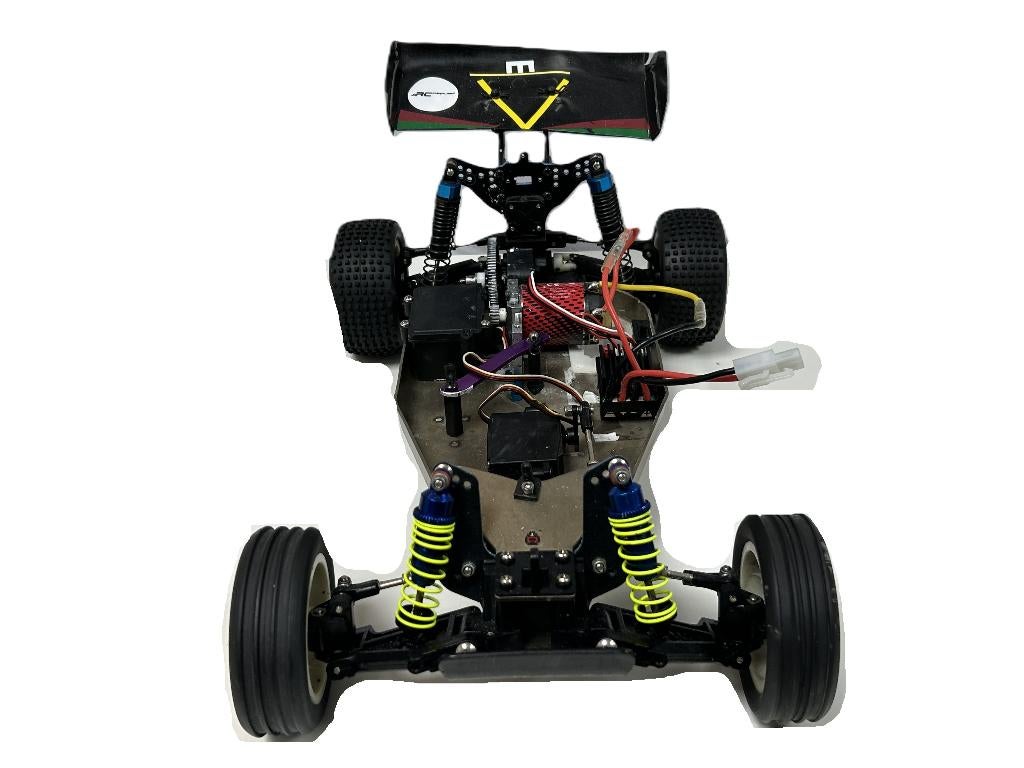 Vintage Traxxas chassis 1/10 rc auto, Elektro, Gebruikt, Auto offroad, Ophalen of Verzenden