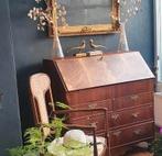 Antiek mahoniehouten bureau ca 1800, Antiek en Kunst, Ophalen of Verzenden