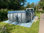 Zwembad met zoutwatersysteem 549x274x132, Tuin en Terras, Zwembaden, Gebruikt, 200 tot 300 cm, Rechthoekig, Ophalen