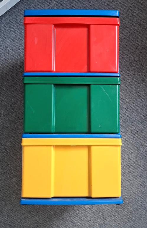 Gekleurde ladenkast, Huis en Inrichting, Kasten | Ladekasten, Gebruikt, Minder dan 100 cm, Minder dan 50 cm, 25 tot 50 cm, Kunststof